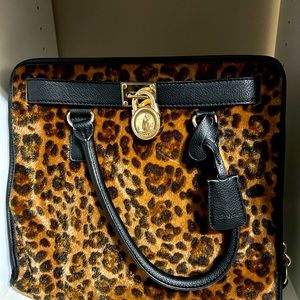 Leopard print Michael Kors bag